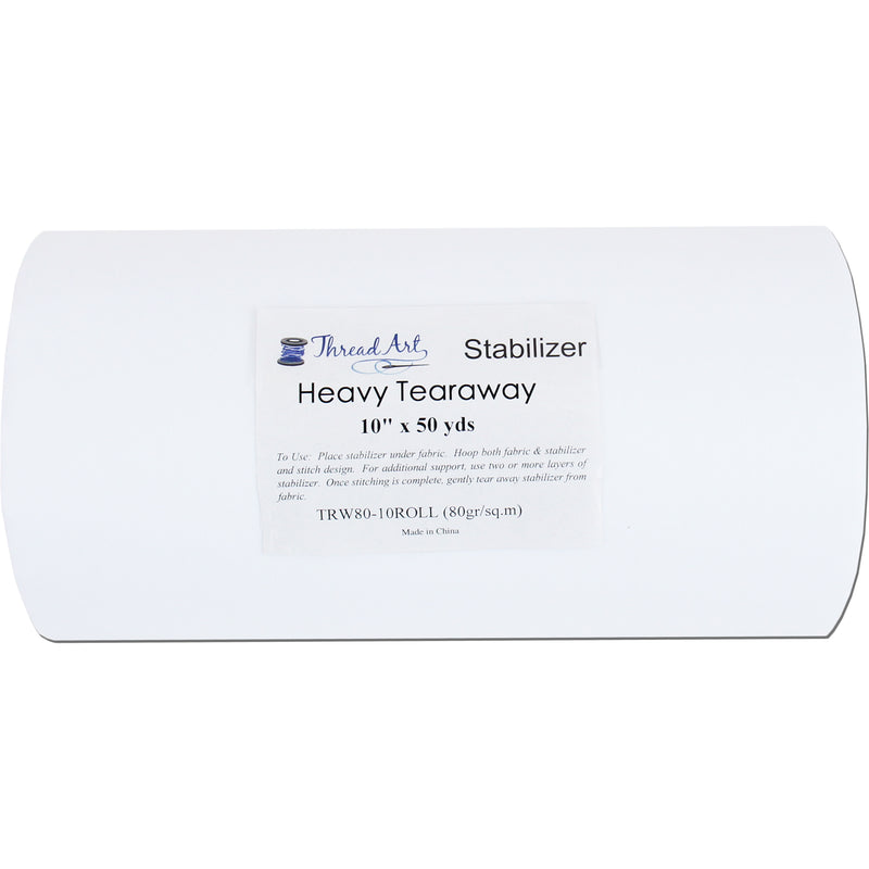 Heavy Tearaway Embroidery Stabilizer - 10 inch 50 yd roll - Threadart.com