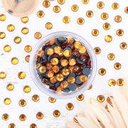 Hot Fix Rhinestones - SS30 - Topaz - 144 stones - Threadart.com