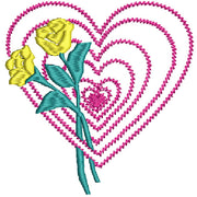 Machine Embroidery Designs - Hearts(1) - Threadart.com