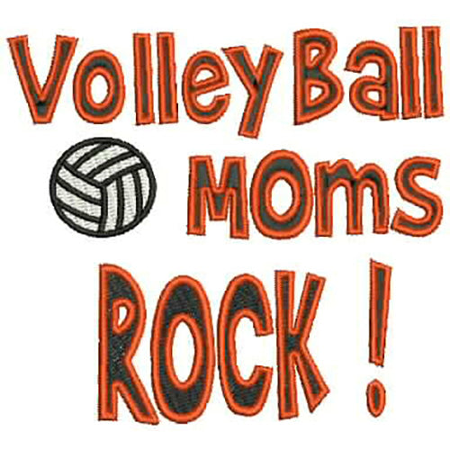 Machine Embroidery Designs - Volleyball(1) - Threadart.com