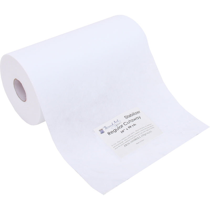 Regular Cutaway Embroidery Stabilizer - 10 inch 50 yd roll - Threadart.com