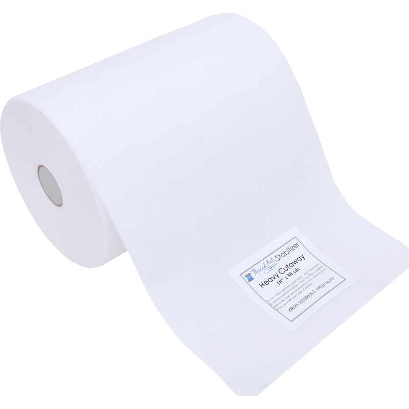 Heavy Cutaway Embroidery Stabilizer - 10 inch 50 yd roll - Threadart.com