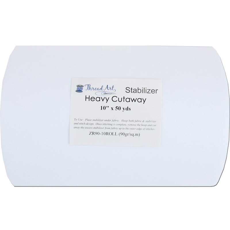 Heavy Cutaway Embroidery Stabilizer - 10 inch 50 yd roll - Threadart.com