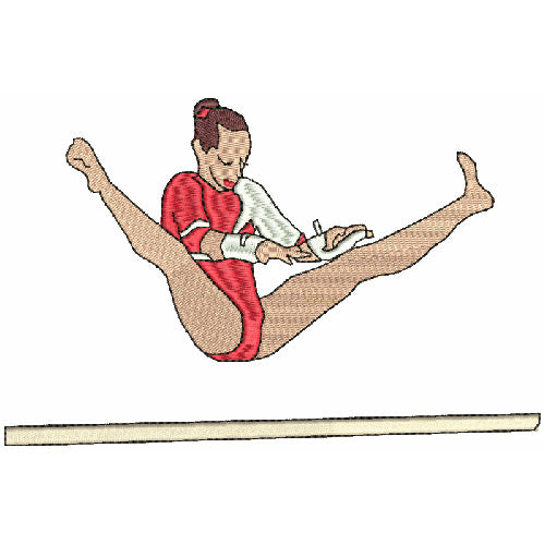 Machine Embroidery Designs - Gymnastics(1) - Threadart.com
