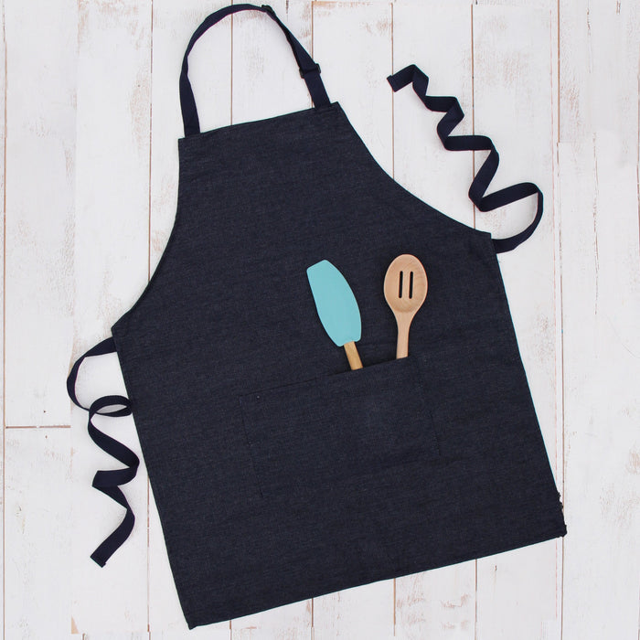 Personalized Denim Apron With Embroidered Name - Threadart.com