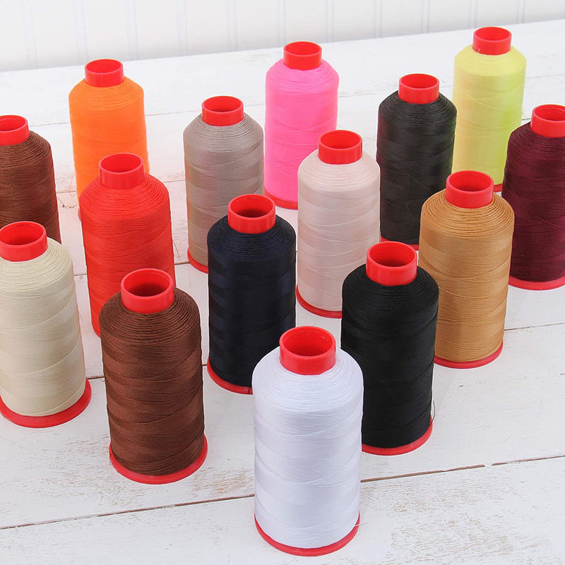 Bonded Nylon Thread - 1500 Meters - #69 - Burgundy - Threadart.com