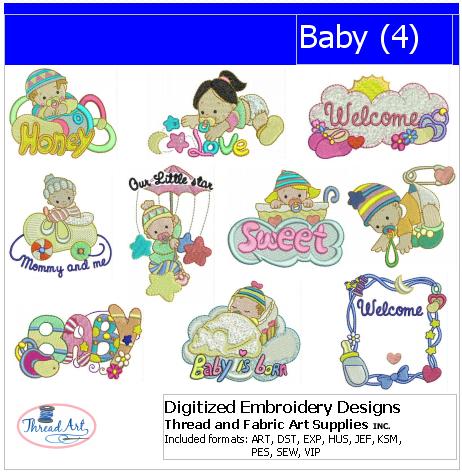 Machine Embroidery Designs - Baby(4) - Threadart.com