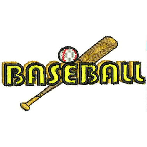 Machine Embroidery Designs - Baseball(1) - Threadart.com