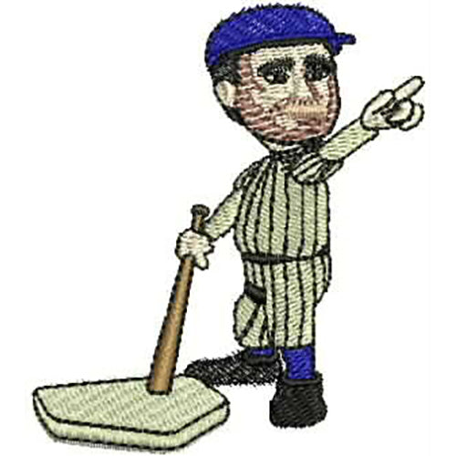 Machine Embroidery Designs - Baseball(1) - Threadart.com