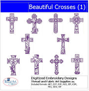 Machine Embroidery Designs - Beautiful Crosses(1) - Threadart.com