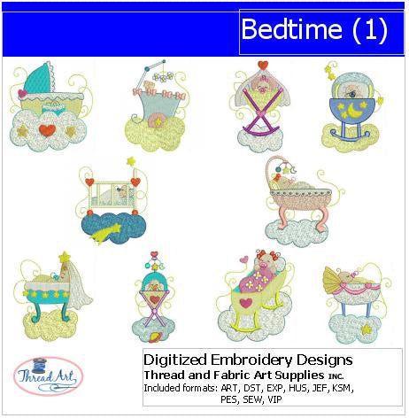 Machine Embroidery Designs - Bedtime(1) - Threadart.com