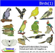 Machine Embroidery Designs - Birds(1) - Threadart.com