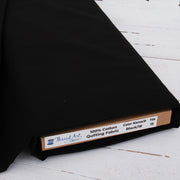 Premium Cotton Quilting Fabric Sold By The Yard - Solid Black - Threadart.com