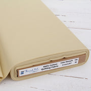 Premium Cotton Quilting Fabric Sold By The Yard - Solid Cream - Threadart.com