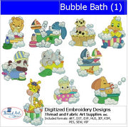 Machine Embroidery Designs - Bubble Bath(1) - Threadart.com