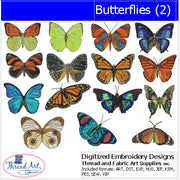 Machine Embroidery Designs - Butterflies(2) - Threadart.com