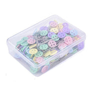 Box of Button Head Pins - 100/Pkg - Pastel Color Asst. - Threadart.com