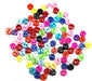Mixed Color Buttons - 50 Per Pkg - 6mm - Threadart.com
