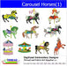 Machine Embroidery Designs - Carousel Horses(1) - Threadart.com