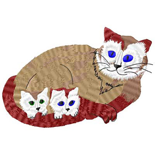 Machine Embroidery Designs - Cats(1) - Threadart.com