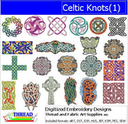 Machine Embroidery Designs - Celtic Knots(1) - Threadart.com