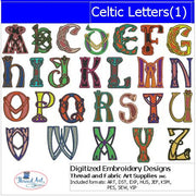 Machine Embroidery Designs - Celtic Letters(1) - Threadart.com