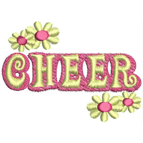 Machine Embroidery Designs - Cheer(1) - Threadart.com