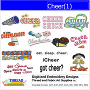 Machine Embroidery Designs - Cheer(1) - Threadart.com