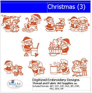 Machine Embroidery Designs - Christmas(3) - Threadart.com