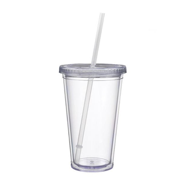 16 oz-Reusable Clear Plastic Cups