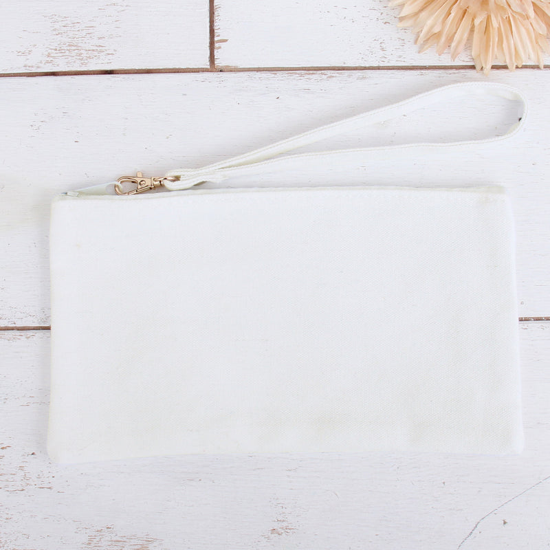 Personalized Canvas Wristlet - Custom Name or Word - Threadart.com