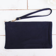 Ten Pack of Cotton Canvas Small Wristlet Bags - Navy - Threadart.com