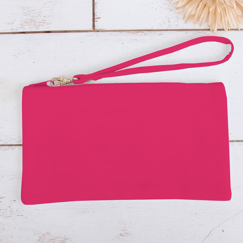 Personalized Canvas Wristlet - Custom Name or Word - Threadart.com