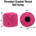 Cotton Crochet Thread Set - Spring Flower Colors - Size 10 - Six 175 Yd Balls - Threadart.com