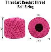 Cotton Crochet Thread Set - Spring Colors - Size 10 - Five 175 Yd Balls - Threadart.com