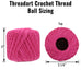Cotton Crochet Thread Set - French Bouquet Colors - Size 10 - Five 175 Yd Balls - Threadart.com