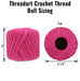 Cotton Crochet Thread Set - Gemstone Colors - Size 10 - Six 175 Yd Balls - Threadart.com