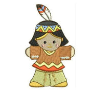 Machine Embroidery Designs - Cute Pilgrims(1) - Threadart.com