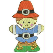 Machine Embroidery Designs - Cute Pilgrims(1) - Threadart.com