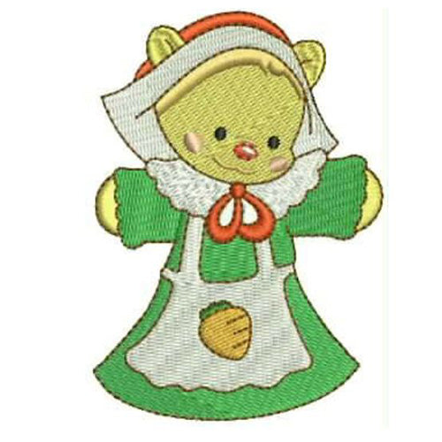 Machine Embroidery Designs - Cute Pilgrims(1) - Threadart.com