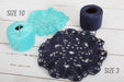 Cotton Crochet Thread Set - Frosting Colors - Size 3 - Six 140 Yd Balls - Threadart.com