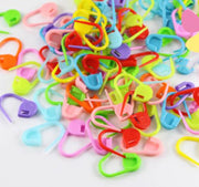 50 Bright Color Crochet Markers - Threadart.com