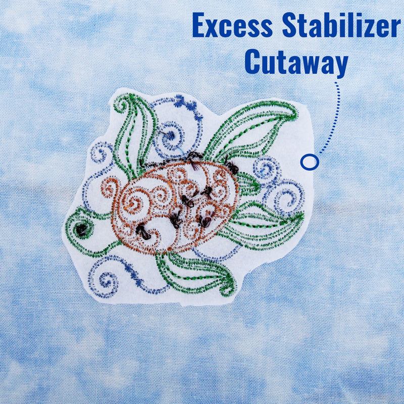 Regular Cutaway Embroidery Stabilizer - 11x11 100 Precut Sheets - Threadart.com