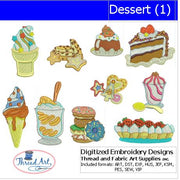 Machine Embroidery Designs - Dessert(1) - Threadart.com