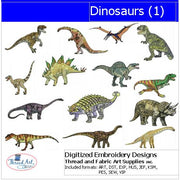 Machine Embroidery Designs - Dinosaurs(1) - Threadart.com