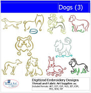 Machine Embroidery Designs - Dogs(3) - Threadart.com