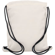 Set of 3 Cotton Drawstring Tote Bag - Natural - Threadart.com