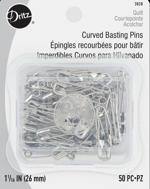 Curved Basting Pins - Threadart.com