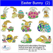 Machine Embroidery Designs - Easter Bunnies(2) - Threadart.com