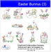 Machine Embroidery Designs - Easter Bunnys(3) - Threadart.com